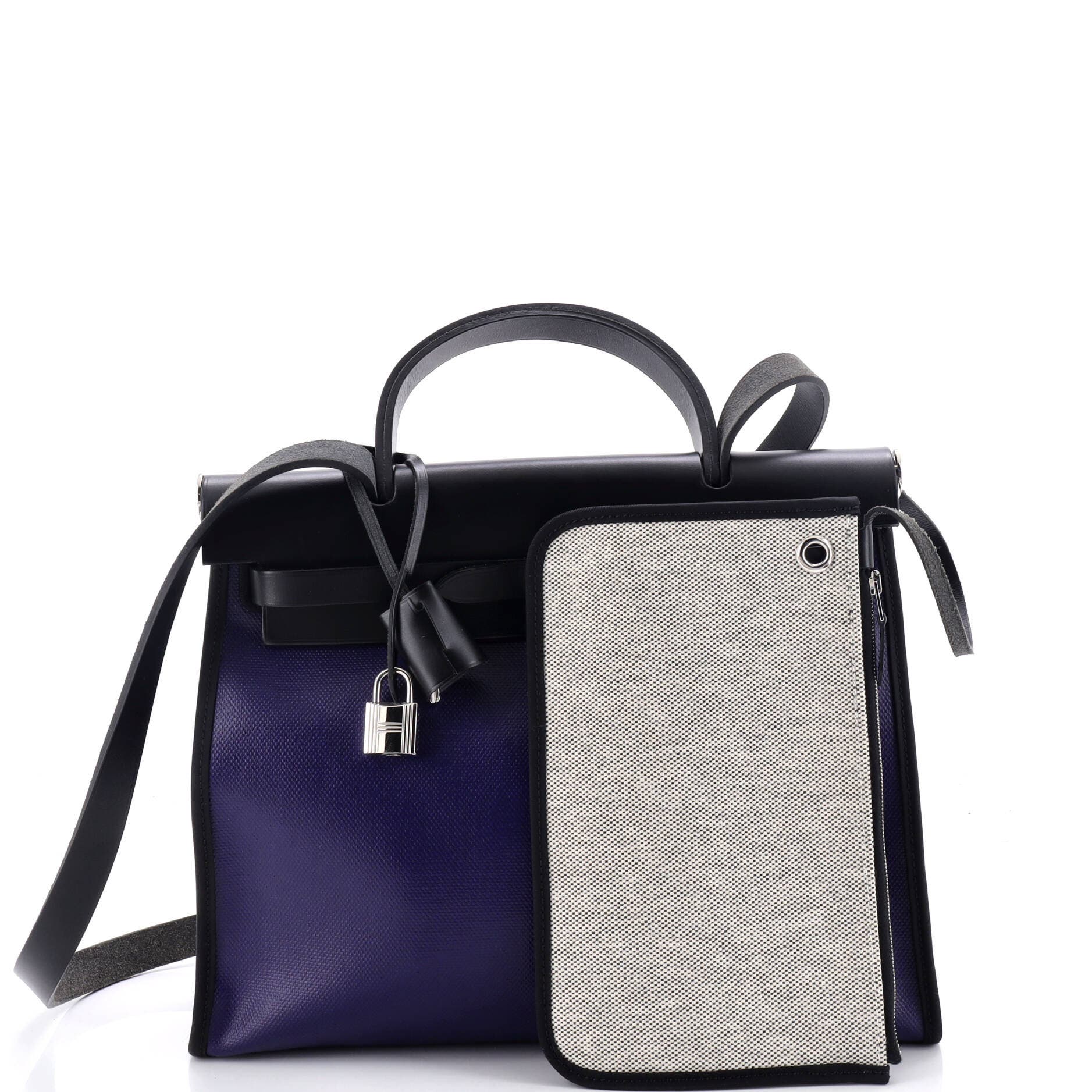 81034712 Herbag Zip Berline Vache Canvas and Leather 31, Alternate, color, 