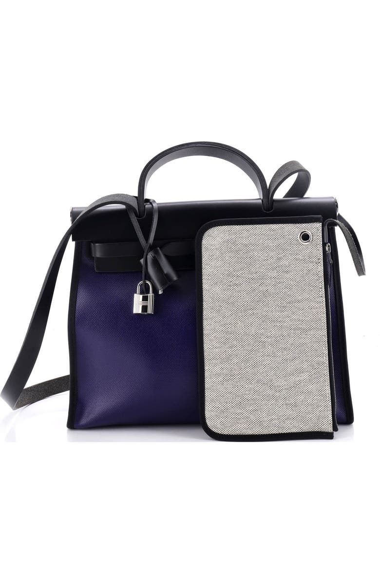 81034712 Herbag Zip Berline Vache Canvas and Leather 31, Alternate, color,