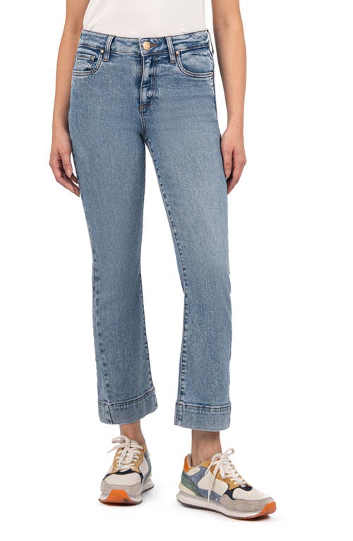 Kut From The Kloth Kelsey Crop Kick Flare Jeans In Defend