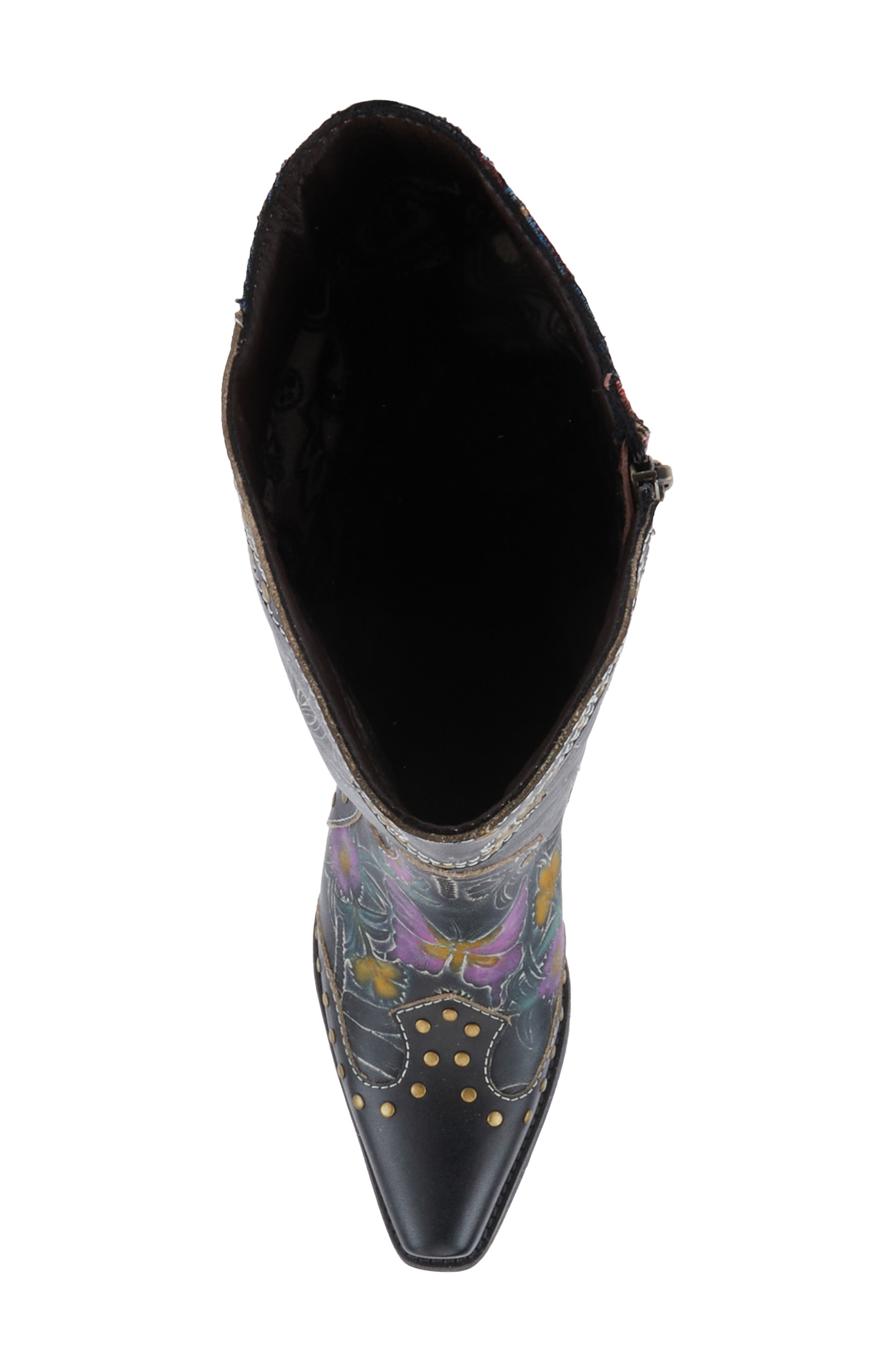 L'Artiste by Spring Step Mallorie Knee High Boot, Alternate, color, Black