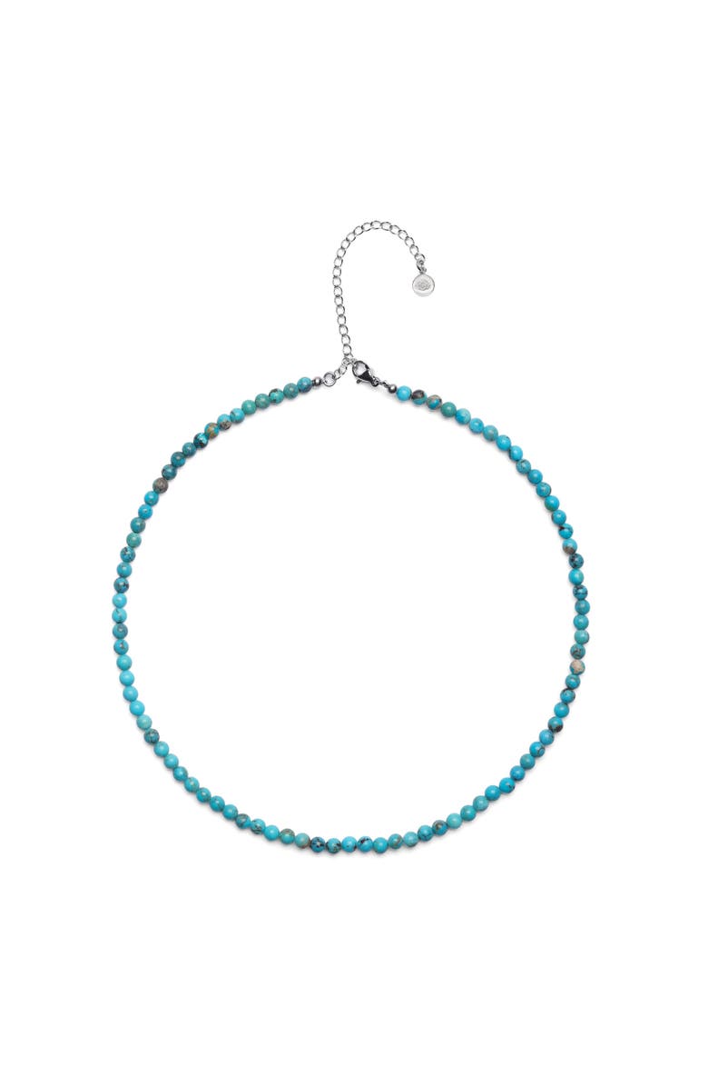 Seven Saints Turquoise Choker Necklace, Main, color, White