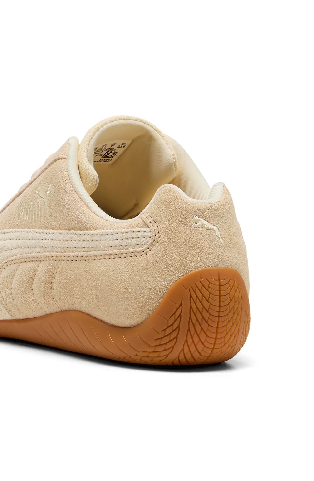Speedcat Elevated Leather Sneaker, Alternate, color, CASHEW BROWN/ GUM