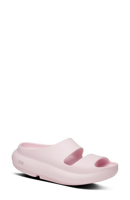 Oofos Ooyea Slide Sandal In Yellow