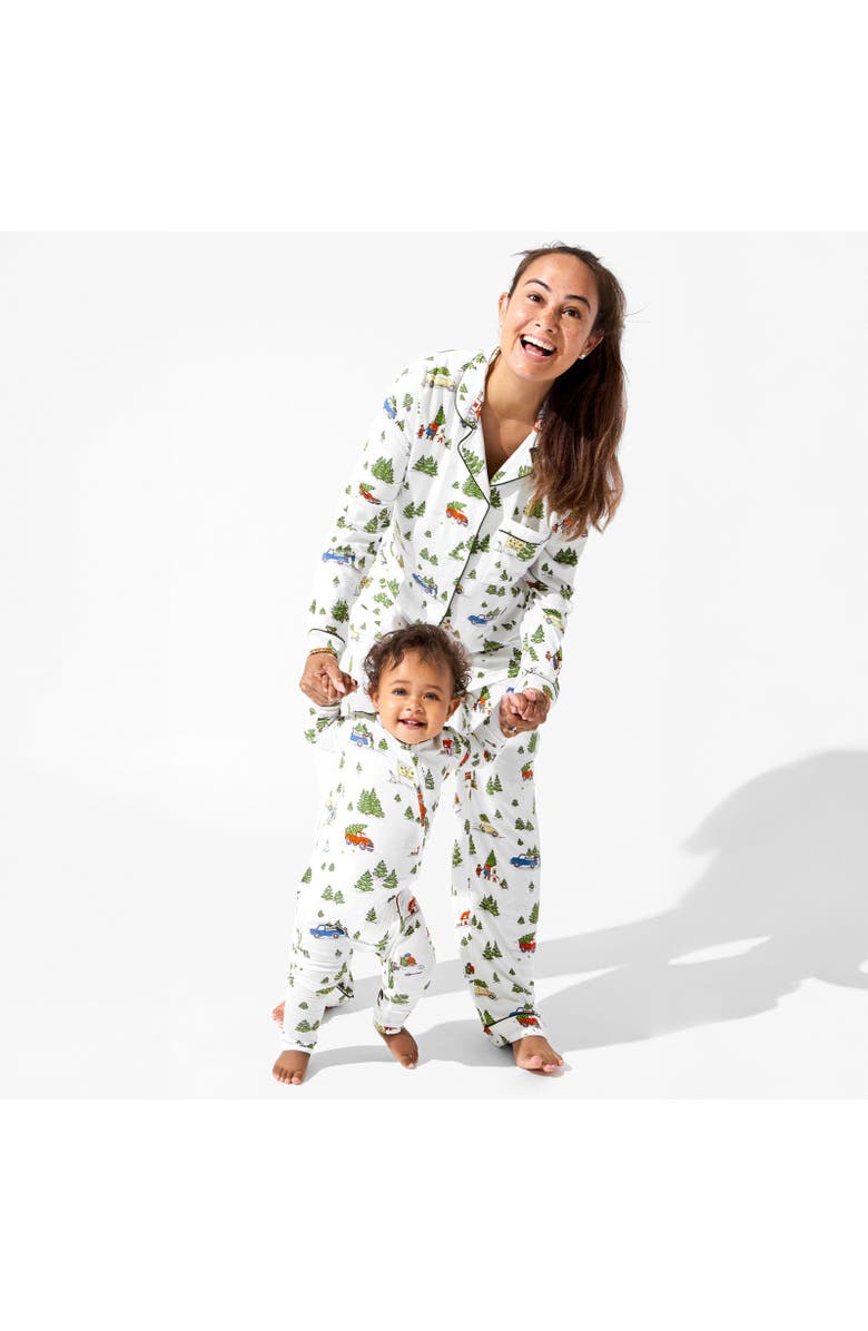 Bellabu Bear Baby Christmas Tree Farm Convertible Footie, Alternate, color, Christmas Tree Farm