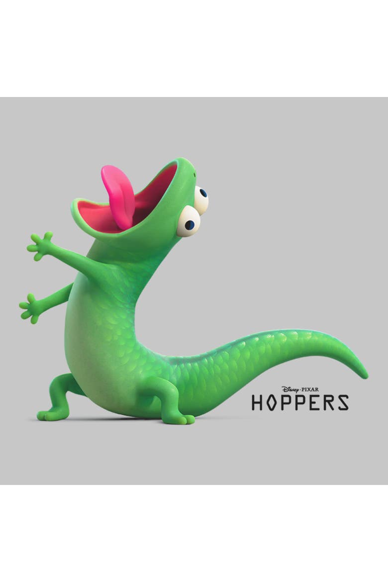 Junior's Hoppers Tom Lizard Celebration Pose  Graphic T-Shirt, Alternate, color, Athletic Heather