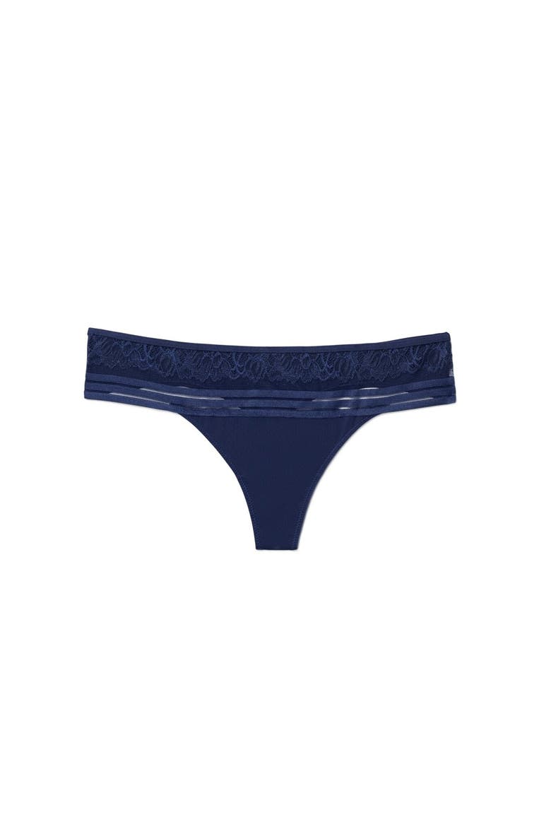 Amellia Thong Panties, Main, color, Dark blue