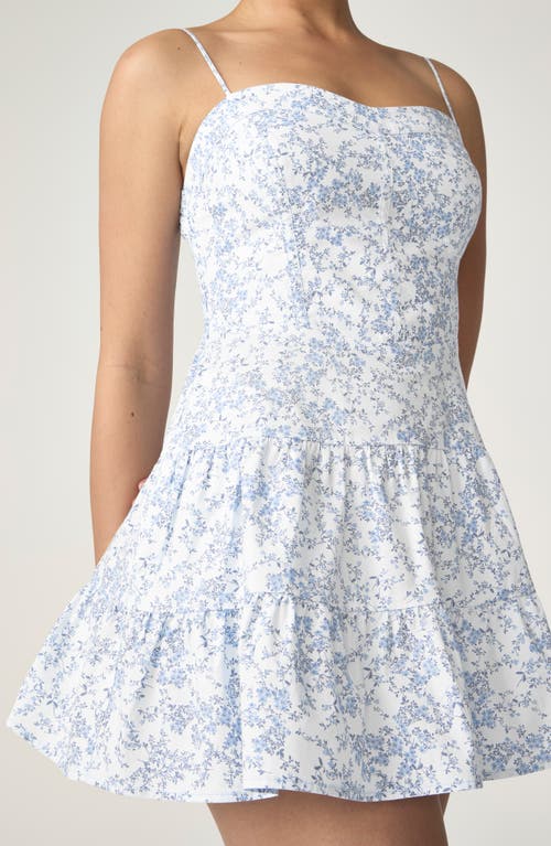 Florence By Mills Corset Minidress In Blue