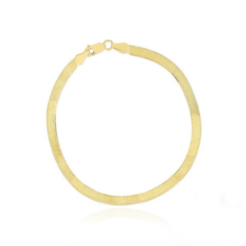 Large Herringbone Bracelet