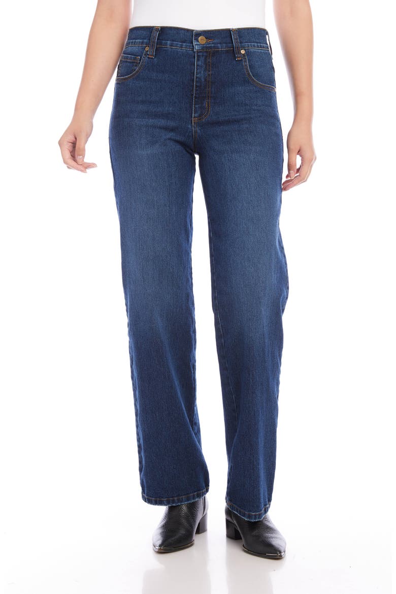 Wide Leg Jeans, Alternate, color, DENIM