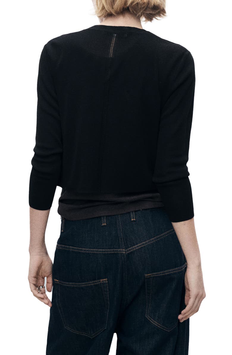 MANGO Open Front Cardigan, Alternate, color,