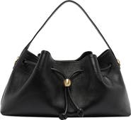 Arezzo Vivianne Medium Leather Bucket Bag