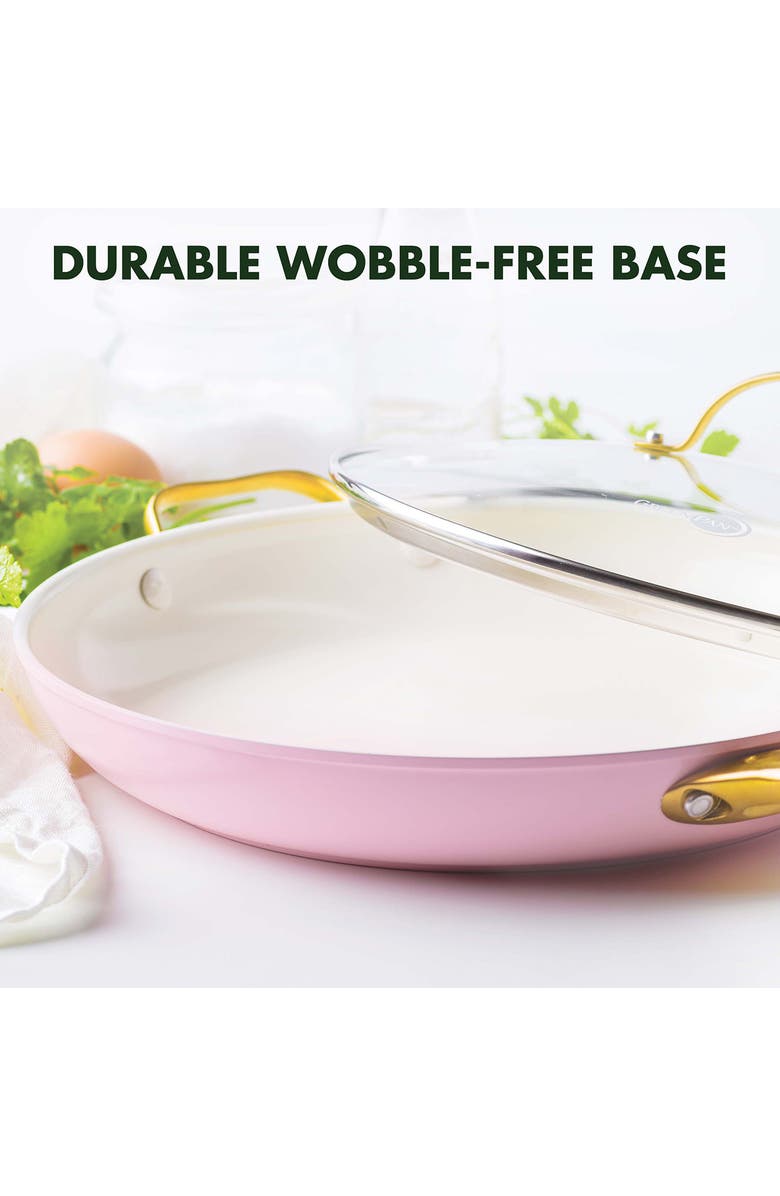 GreenPan Reserve Ceramic Nonstick Covered Frying Pan, Alternate, color, Blush