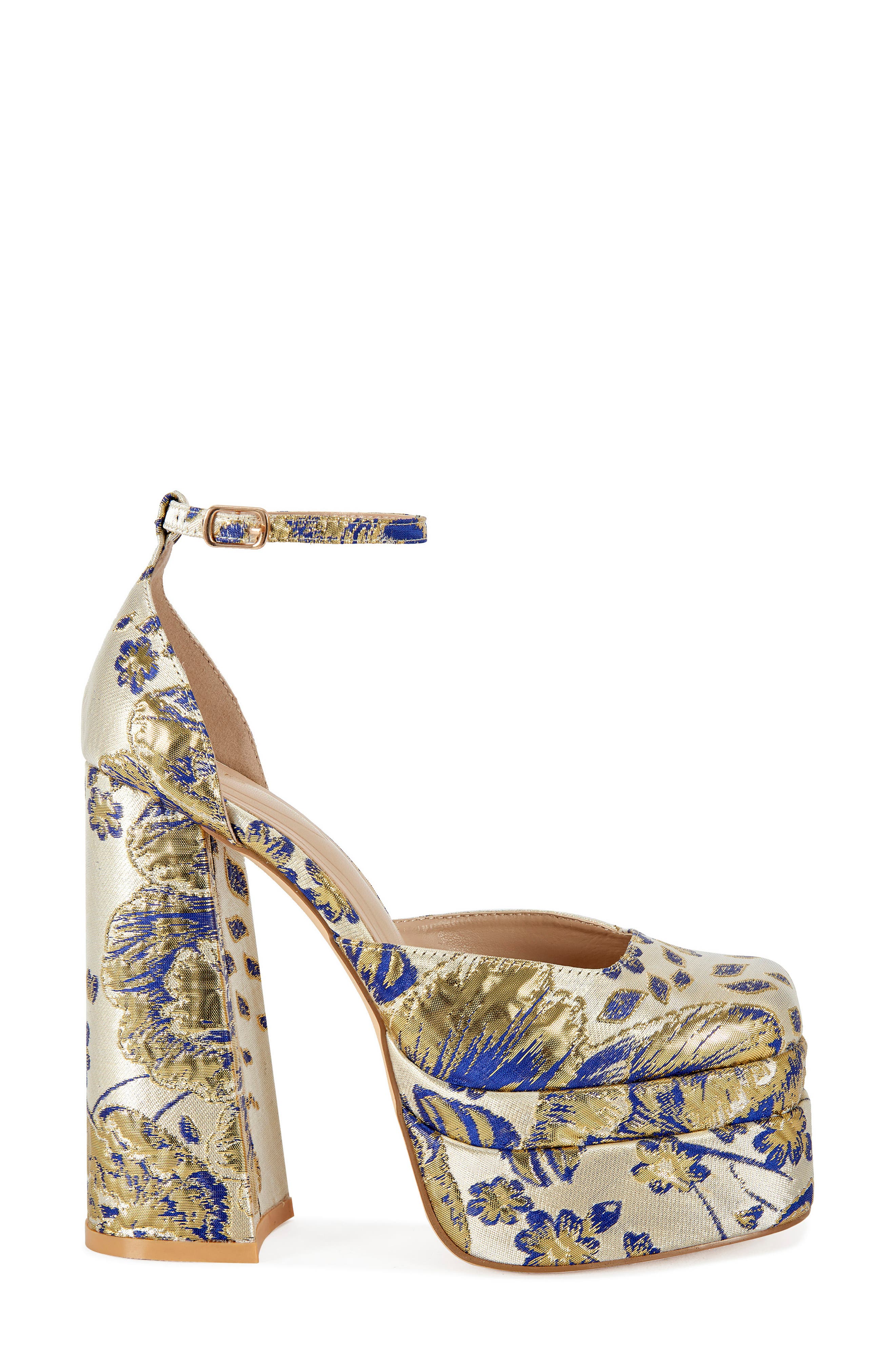 AZALEA WANG Zipphora Sandal, Alternate, color, Gold