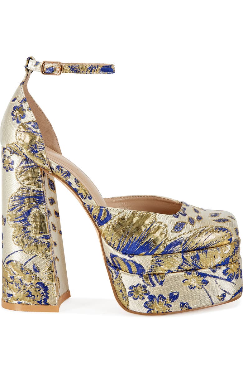 AZALEA WANG Zipphora Sandal, Alternate, color, Gold