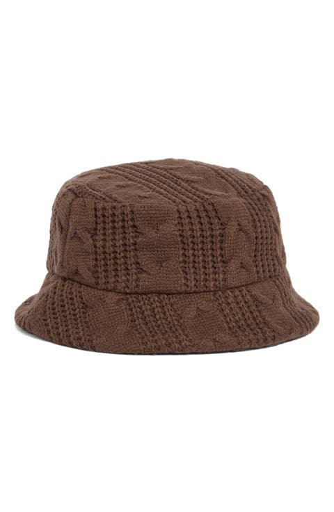 Cable Stitch Bucket Hat