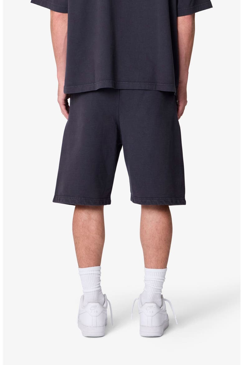Heavy Basic Sweat Shorts, Alternate, color, WASHED BLACK