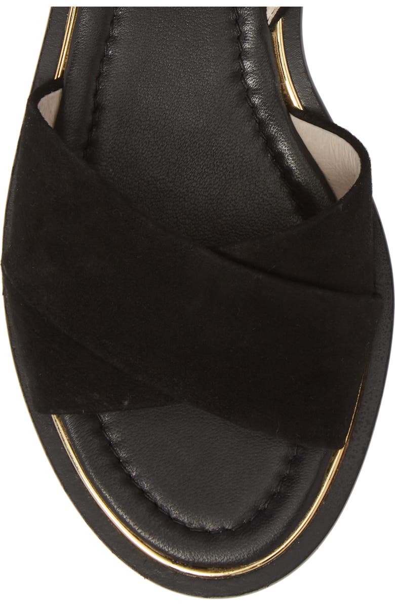 Louise et Cie Biglia Ankle Wrap Sandal, Alternate, color,