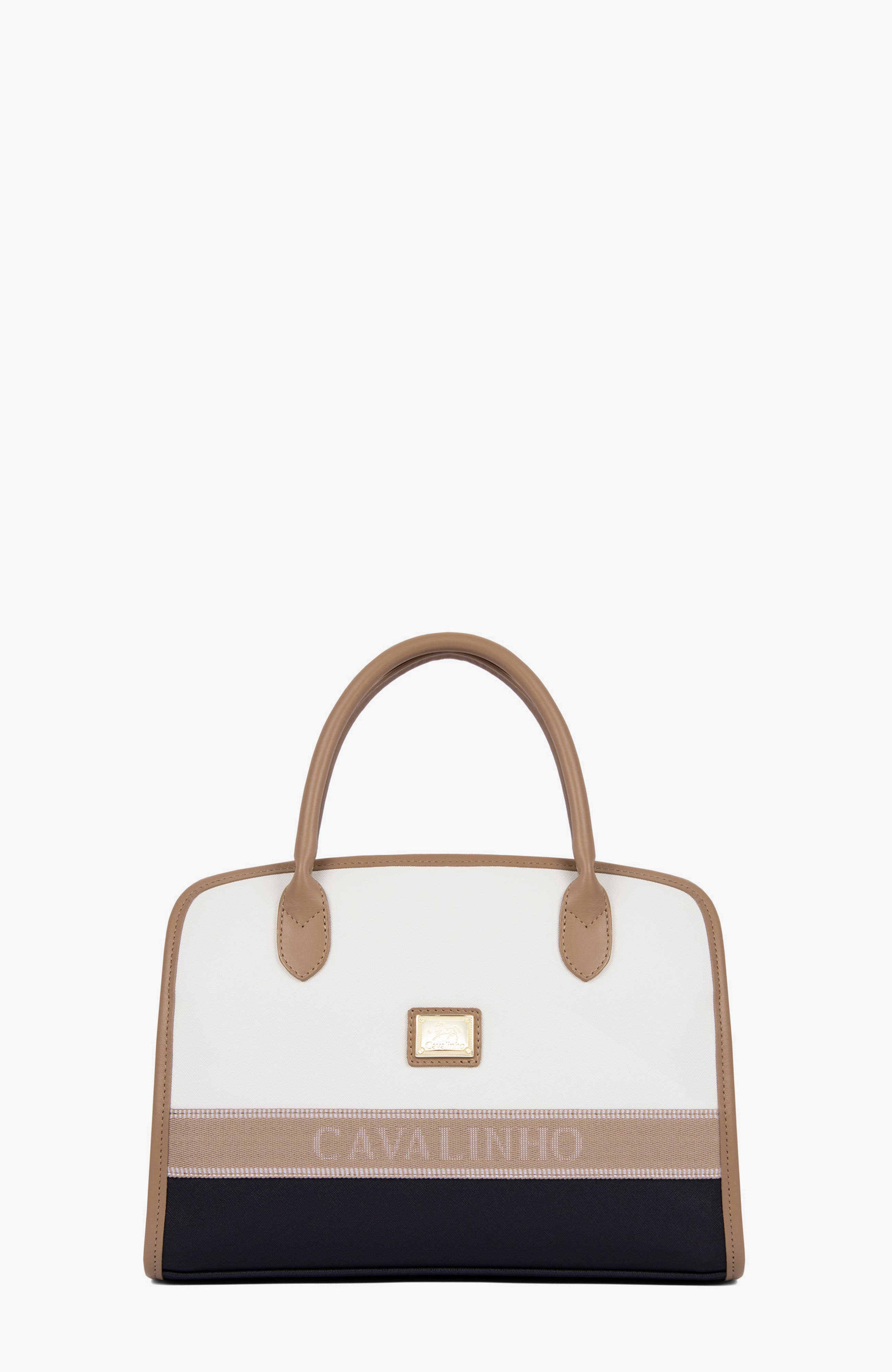 Only By Cavalinho 620 Handbag, Main, color, Beige / White / Navy