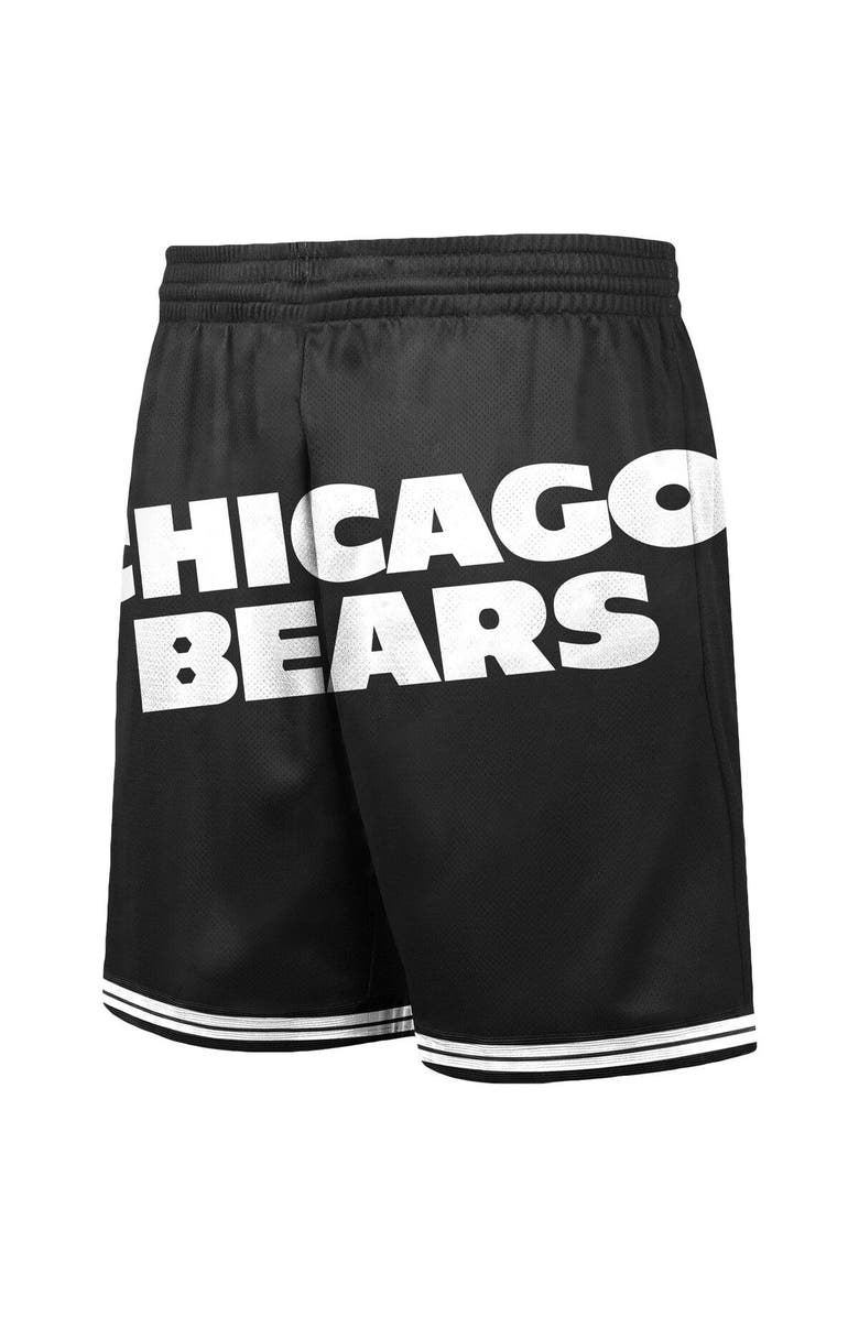 Mitchell & Ness Men's Mitchell & Ness Black Chicago Bears Big Face 3.0 Fashion Shorts, Alternate, color, 