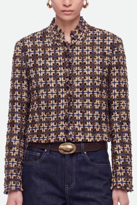 Cropped Tweed Jacket
