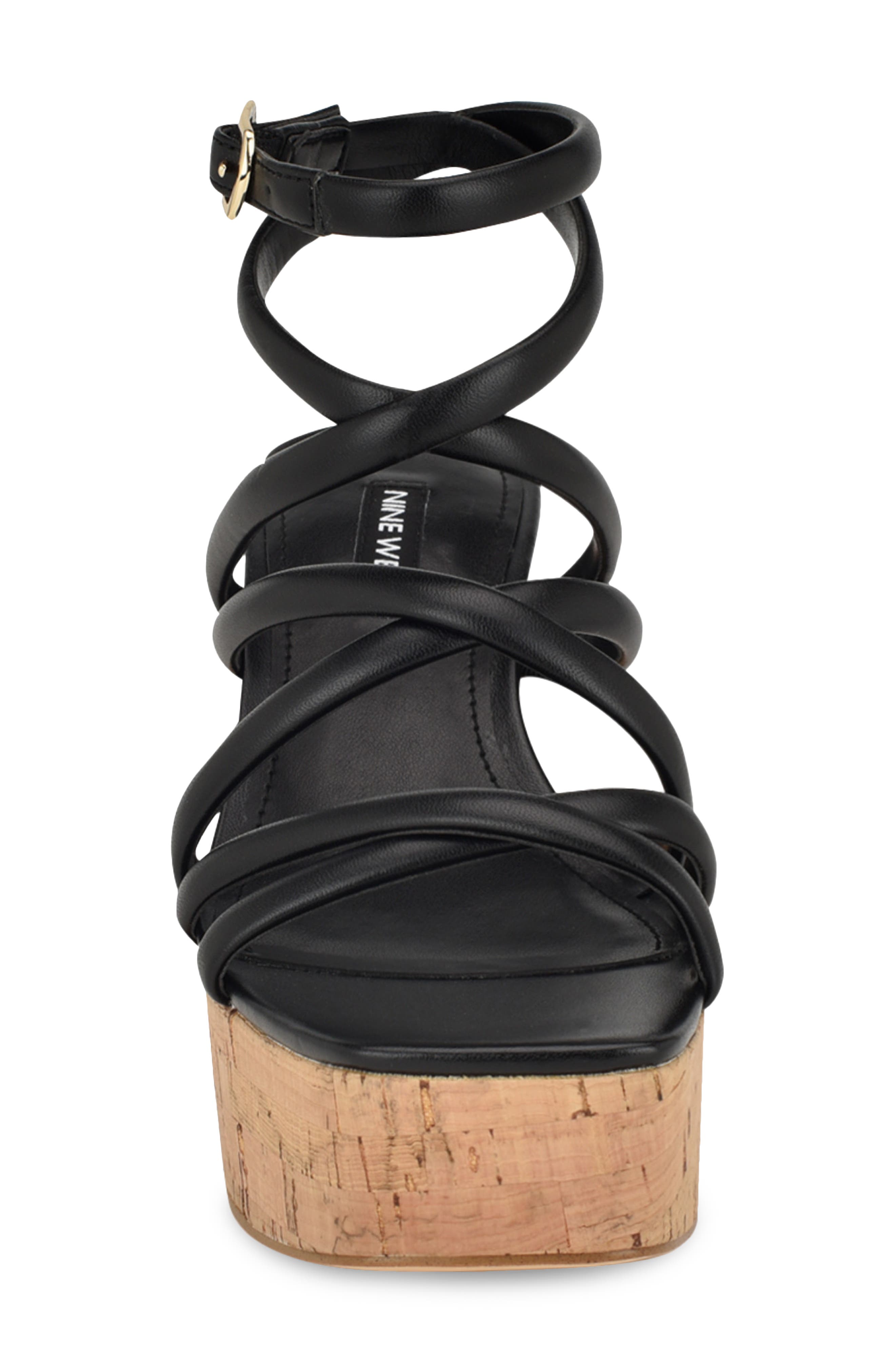 Nine West Corke Ankle Strap Platform Sandal, Alternate, color, 