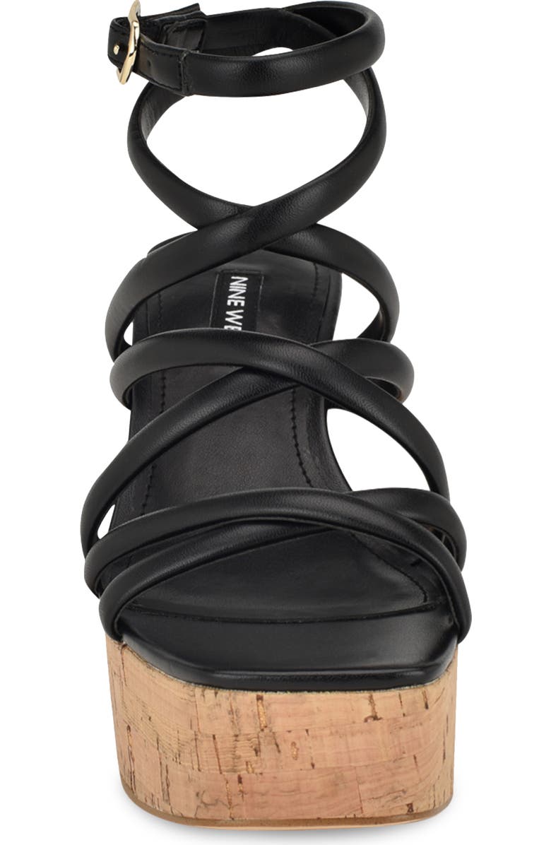 Nine West Corke Ankle Strap Platform Sandal, Alternate, color,