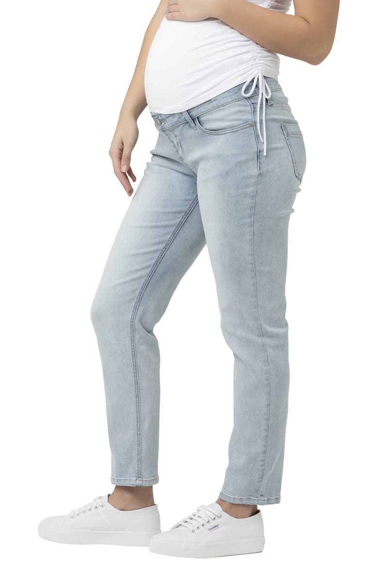 Ripe Maternity Hunter Over Bump Crop Jean, Alternate, color, Clean Fade