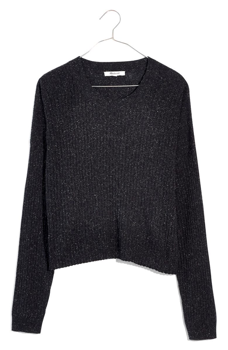 Madewell Donegal Lawson Crop Sweater, Alternate, color,