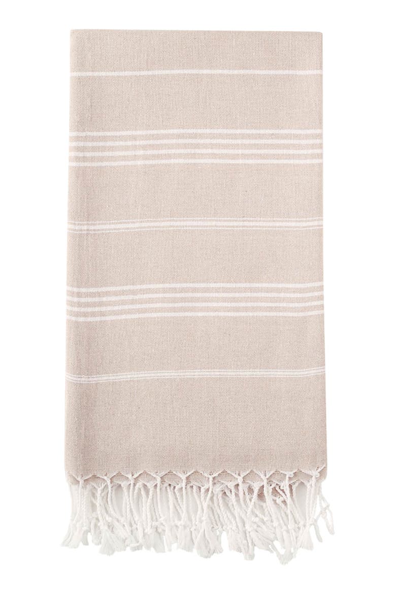 Pure Series Sustainable Turkish Towel, Main, color, Beige