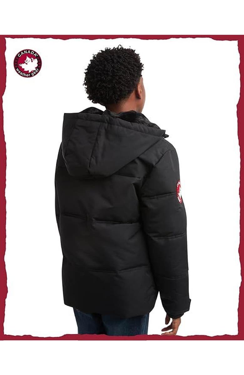 CANADA WEATHER GEAR Boys' Puffer Insulated Ski Jacket, Alternate, color, Black