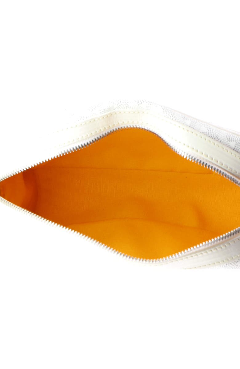 Pre-Owned Goyard Cap Vert Bag Coated Canvas, Alternate, color, White