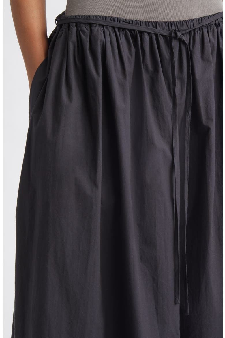 Cotton Hybrid Wide Leg Pants, Alternate, color, BLACK