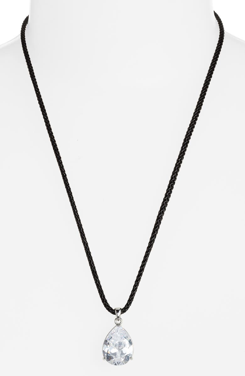 ROXANNE ASSOULIN Crystal Teardrop Pendant Necklace, Alternate, color,