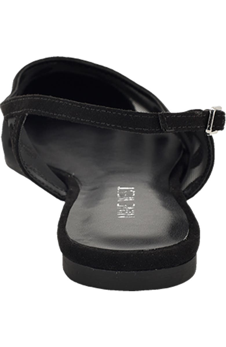 Nine West Brin Mesh Slingback Flat, Alternate, color, Black Dots Mesh