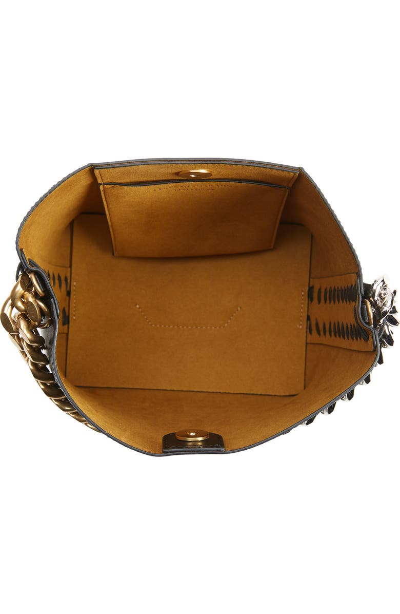 Stella McCartney Frayme Faux Leather Bucket Bag, Alternate, color,