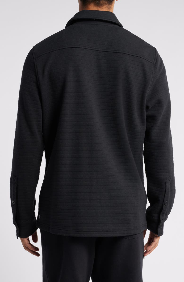 Zella Peak Button-Up Shirt Jacket, Alternate, color, 