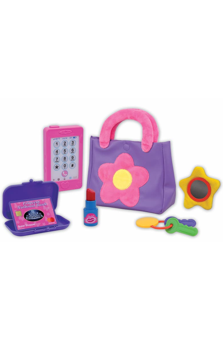 Nothing But Fun Toys Let's Pretend Purse, Pink & Purple Play Set, 2+, Main, color, 