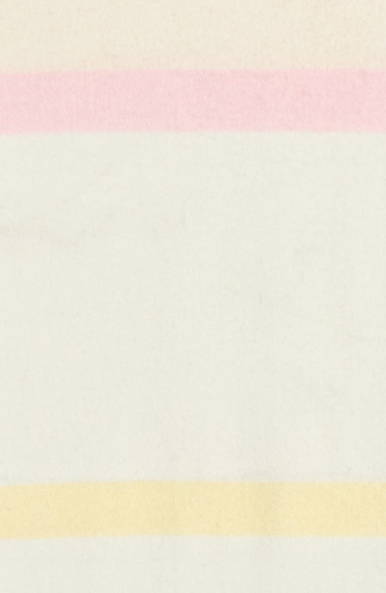 Vismaya Stripe Wool Blend Scarf, Alternate, color, Apricot Rose