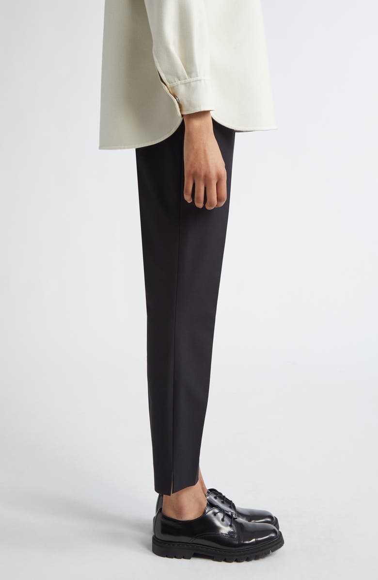 Lafayette 148 New York Stanton Slim Leg Ankle Pants, Alternate, color, Black