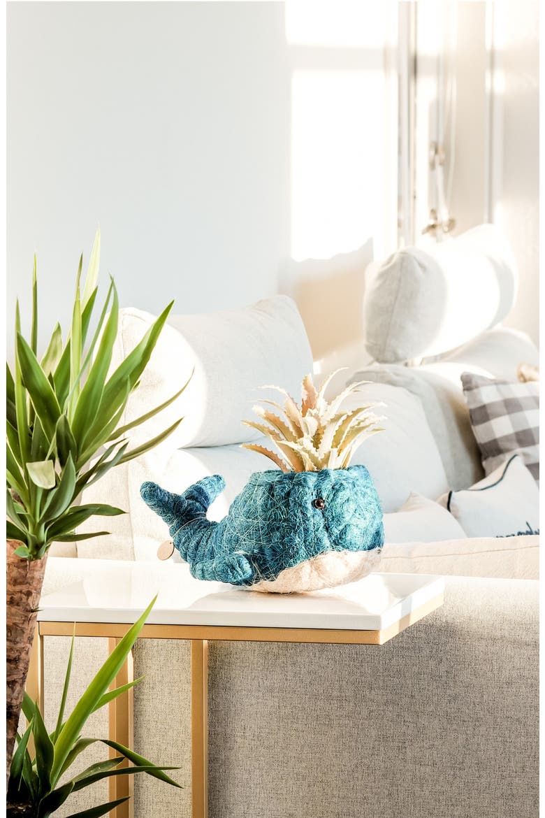 Aquatic Animal Coco Coir Planters, Alternate, color, Blue