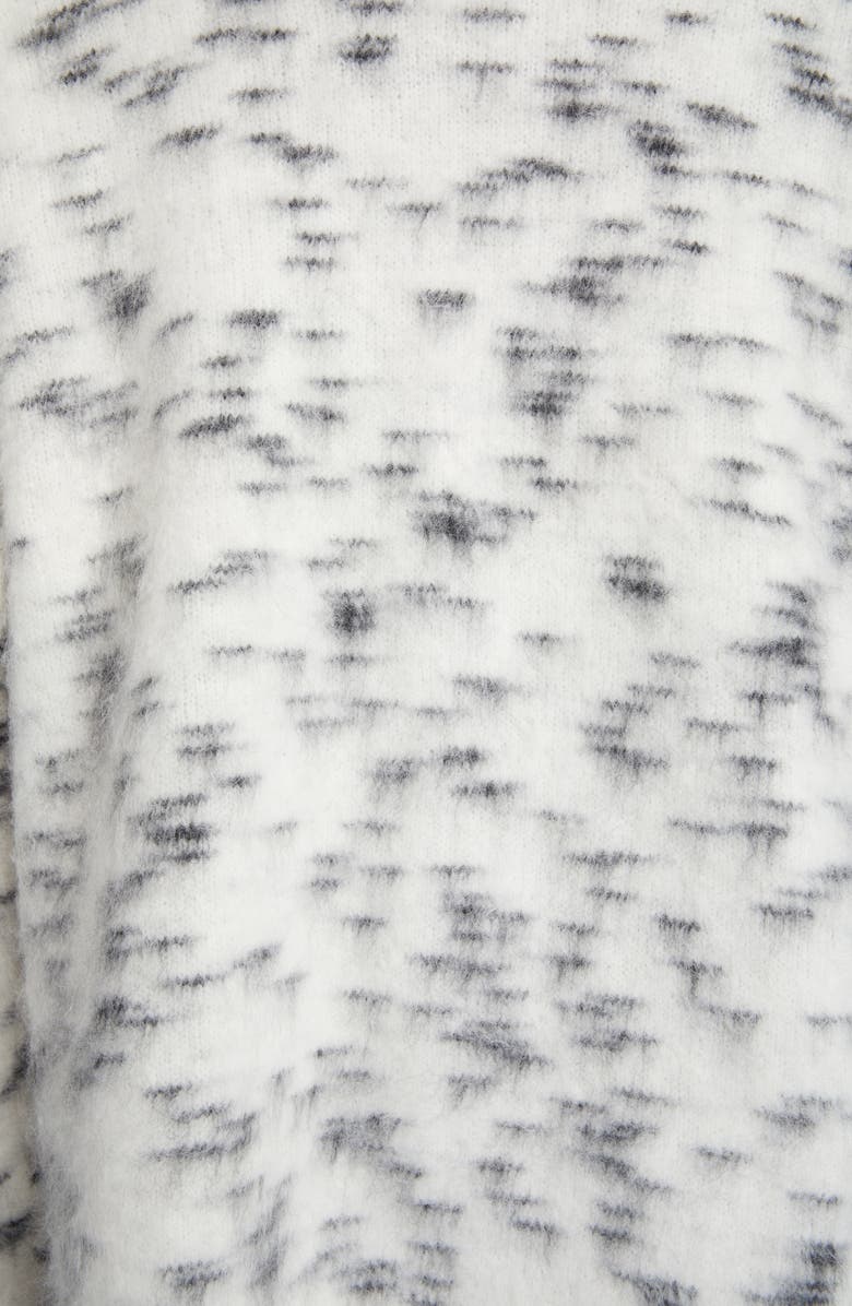 Acne Studios Mélange Wool & Mohair Blend Cardigan, Alternate, color,