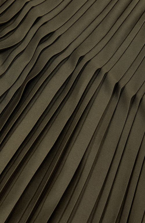 Reiss Savannah High Waist Pleated Skirt In Multi