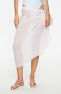 LIONESS Wavelength Side-Tie Cover-Up Skirt