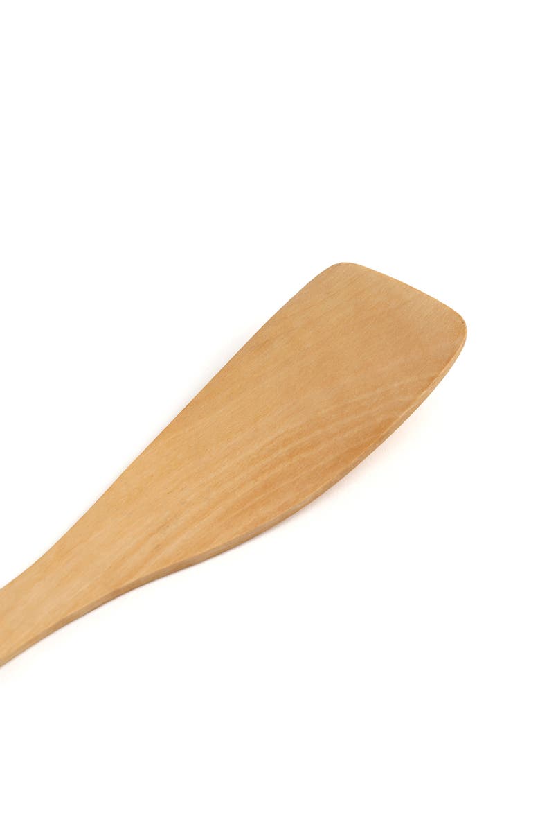 Berard Contour Olive Wood Curved Spatula, 12-Inch, Alternate, color, Brown