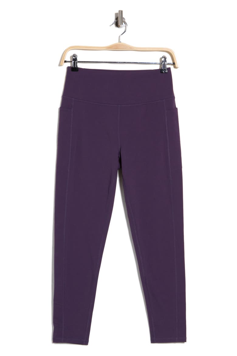 Perform High Waist Pocket 2.0 7/8 Leggings, Alternate, color, PURPLE NIGHT