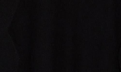 Sofia Cashmere Scallop Edge Open Cardigan In Black