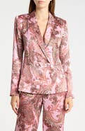 L'AGENCE Colin Double Breasted Blazer