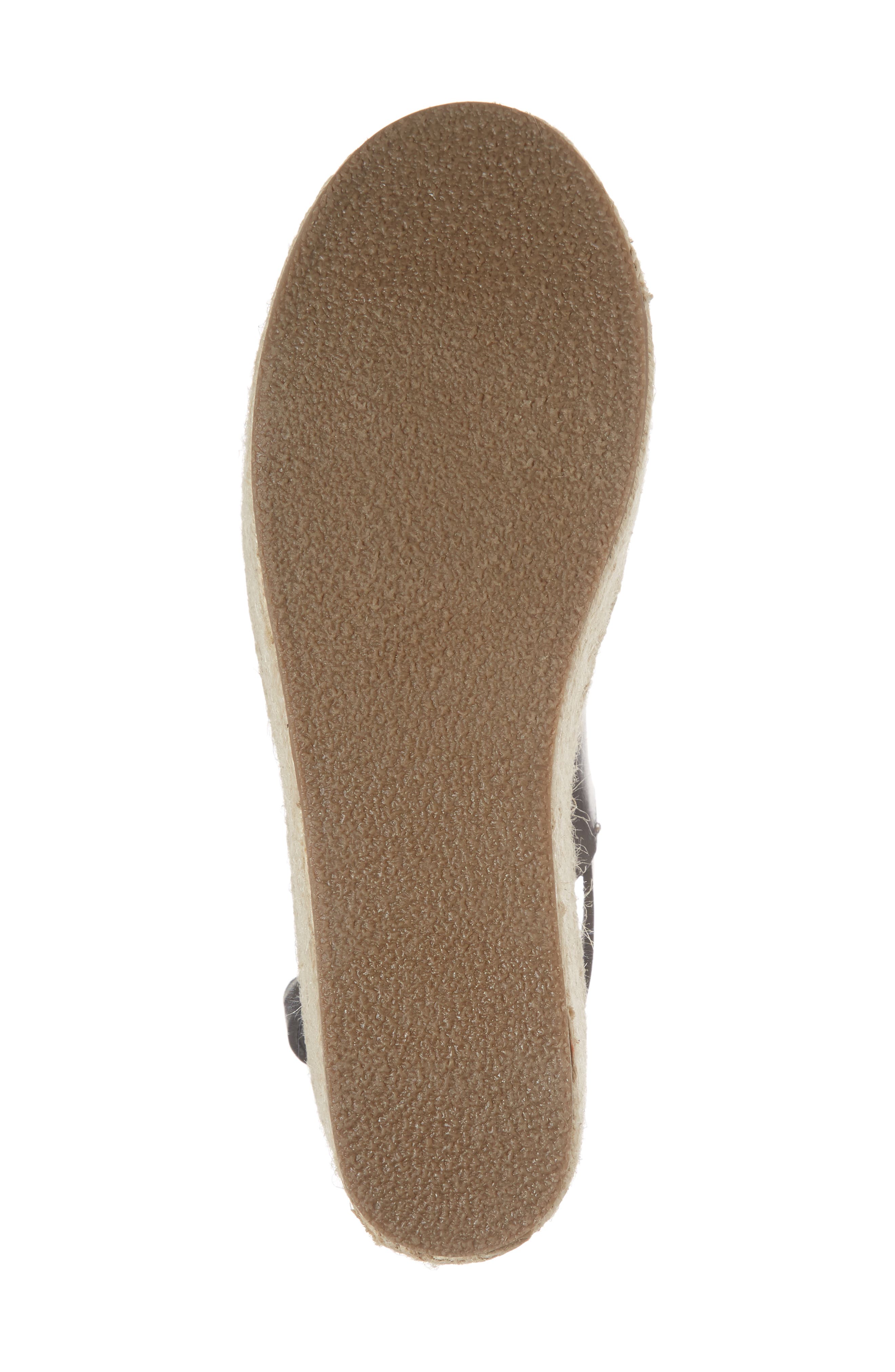 Cali Espadrille Platform Sandal, Alternate, color, BLACK LEATHER