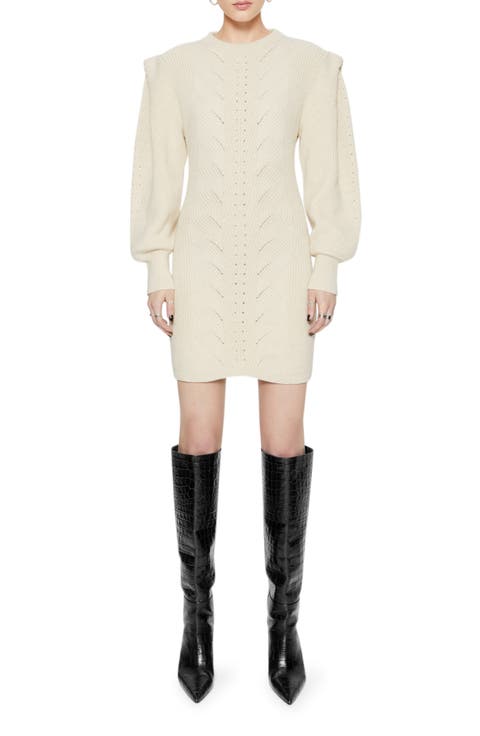 Daisy Long Sleeve Sweater Minidress