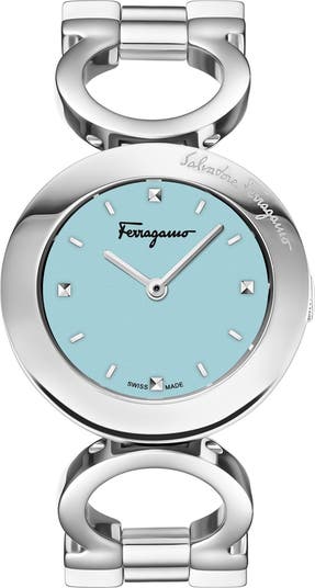 FERRAGAMO Gancino Bracelet Strap Watch, 28mm | Nordstromrack